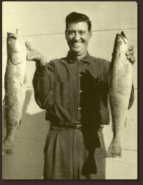 Ted Peters Holding Some Fish.